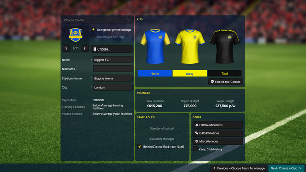 Football Manager Touch 2018 screenshot 1
