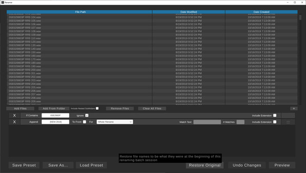 Renamer screenshot 5
