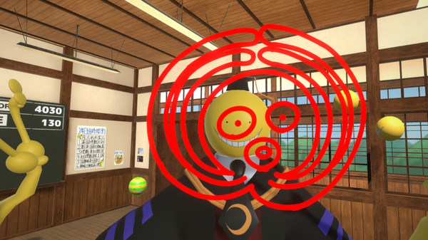 Assassination ClassroomVR Balloon Challenge Time/暗殺教室VR バルーンチャレンジの時間 screenshot 4