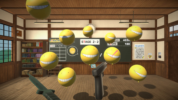 Assassination ClassroomVR Balloon Challenge Time/暗殺教室VR バルーンチャレンジの時間 screenshot 3