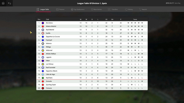 Global Soccer: A Management Game 2017 screenshot 7