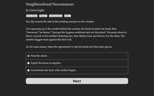 Neighbourhood Necromancer screenshot 1