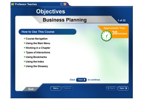 Professor Teaches Business Planning screenshot 2