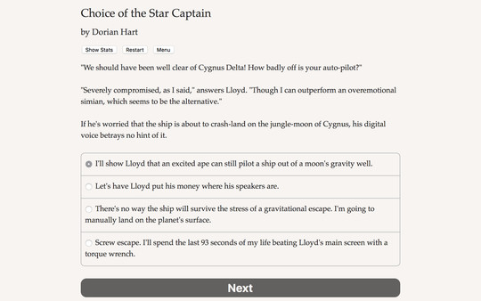 Choice of the Star Captain screenshot 0