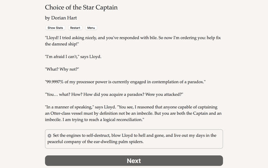 Choice of the Star Captain screenshot 2