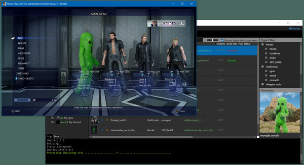 FINAL FANTASY XV WINDOWS EDITION MOD ORGANIZER screenshot 7