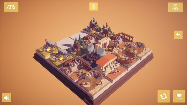History2048 - 3D puzzle number game screenshot 1