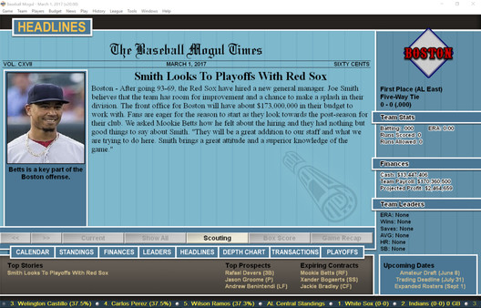 Baseball Mogul 2017 screenshot 7