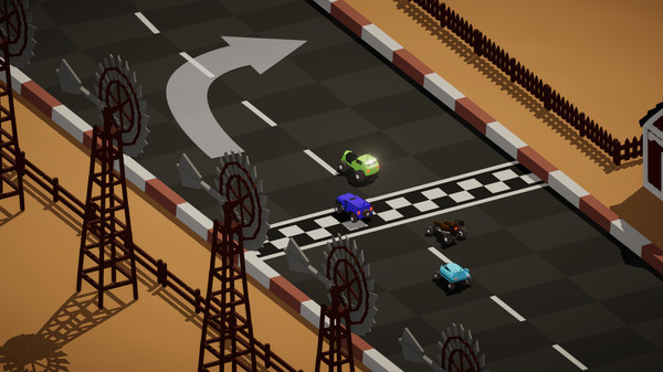 Omega Racers screenshot 1