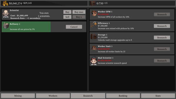 A Mining Game screenshot 2
