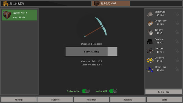 A Mining Game screenshot 3