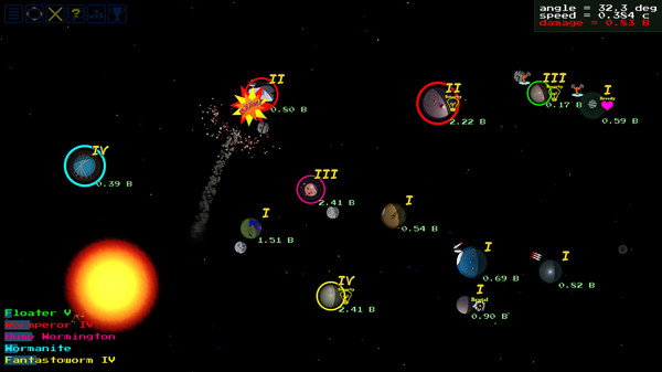 SpaceWorms screenshot 1