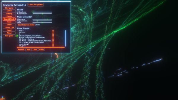 The Polynomial - Space of the music screenshot 9