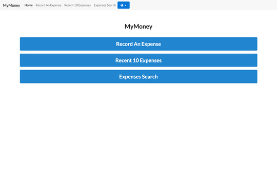 MyMoney screenshot 1