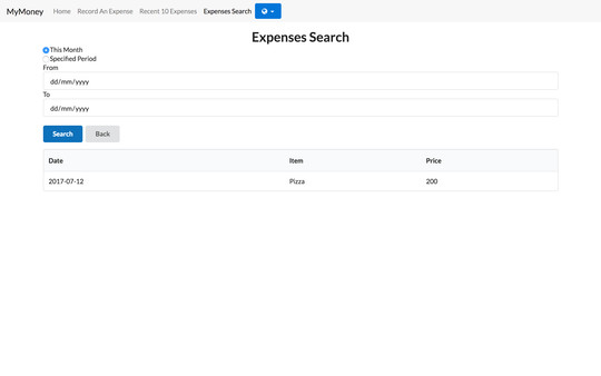 MyMoney screenshot 6