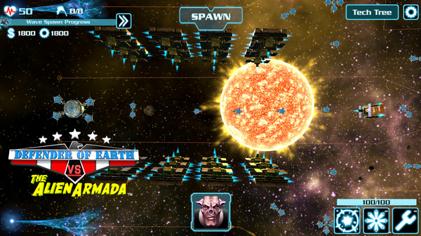DEFENDER OF EARTH VS THE ALIEN ARMADA screenshot 4