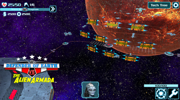 DEFENDER OF EARTH VS THE ALIEN ARMADA screenshot 7