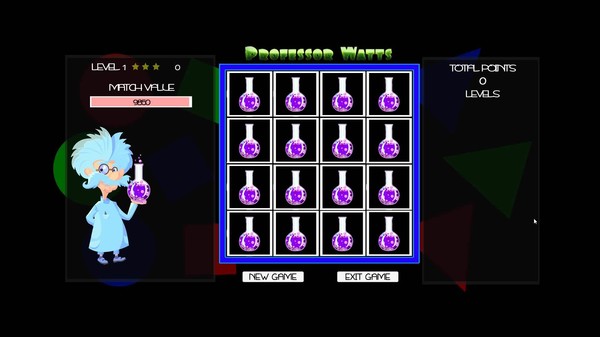 Professor Watts Memory Match: Shapes And Colors screenshot 5
