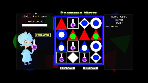 Professor Watts Memory Match: Shapes And Colors screenshot 3
