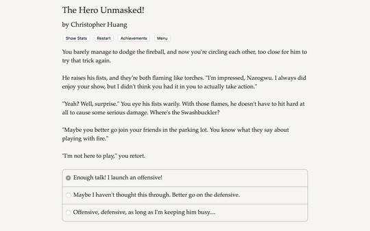 The Hero Unmasked! screenshot 1