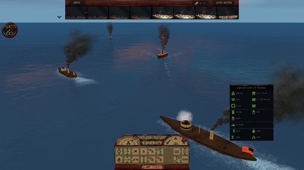 Clad in Iron: Gulf of Mexico 1864 screenshot 9