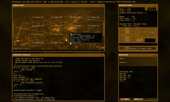 Hacker Evolution screenshot 2