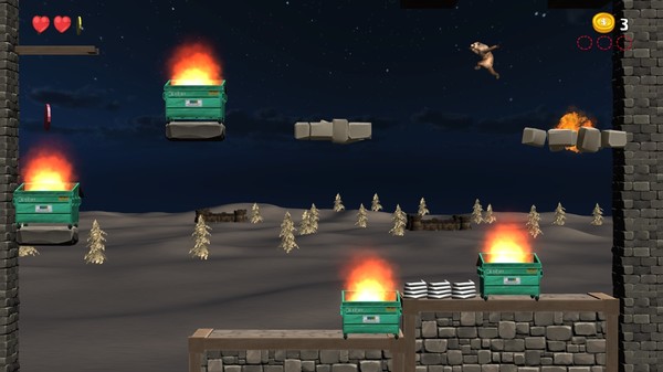 Epic Dumpster Bear: Dumpster Fire Redux screenshot 1