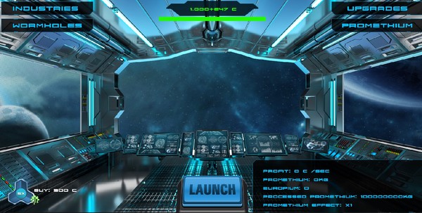 The Promethium Effect - The Idle Clicker MMO screenshot 1