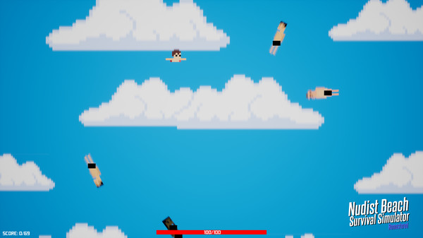 Nudist Beach Survival Simulator screenshot 4