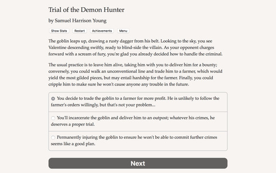 Trial of the Demon Hunter screenshot 0