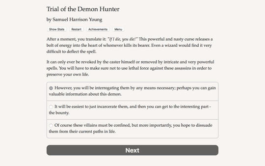 Trial of the Demon Hunter screenshot 3