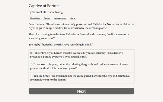 Captive of Fortune screenshot 4