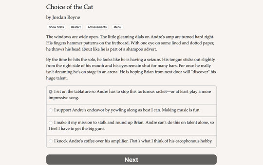 Choice of the Cat screenshot 1