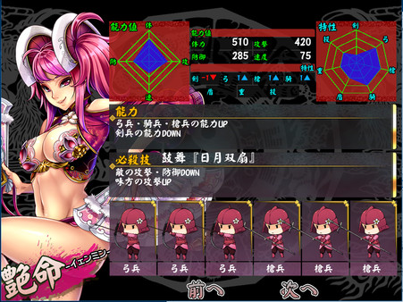 Legend of Fainn Dynasty ～Battles of Beautiful Warlords～ screenshot 3