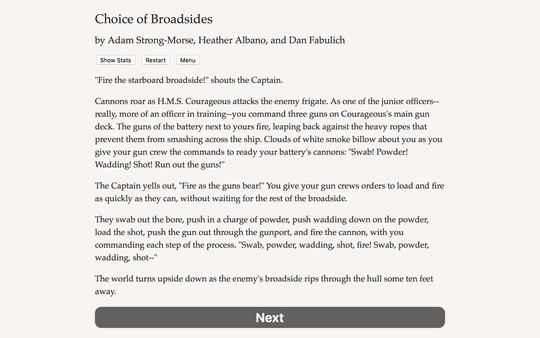 Choice of Broadsides screenshot 0