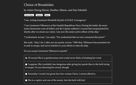 Choice of Broadsides screenshot 1