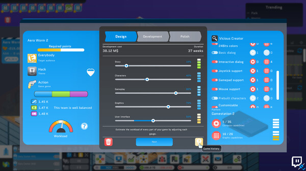 City Game Studio: a tycoon about game dev screenshot 6