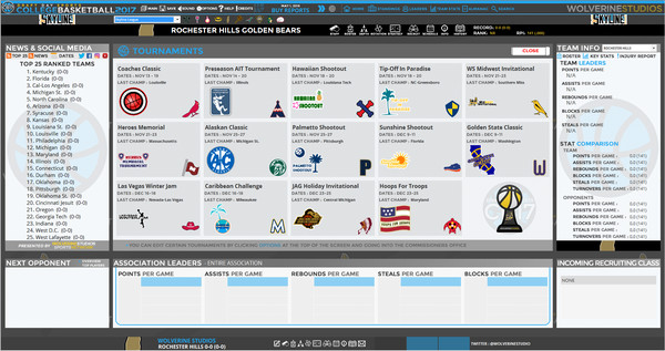 Draft Day Sports: College Basketball 2017 screenshot 4