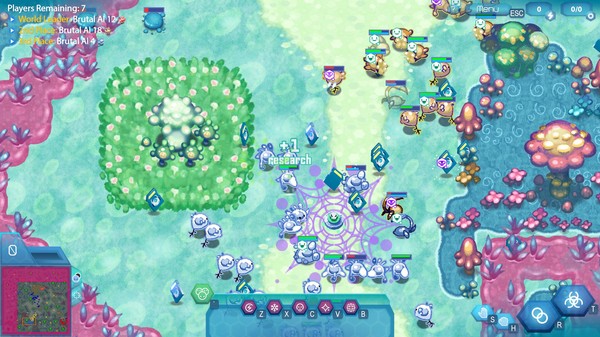Amoeba Battle: Microscopic RTS Action screenshot 1