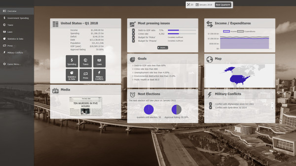 Government Simulator screenshot 1
