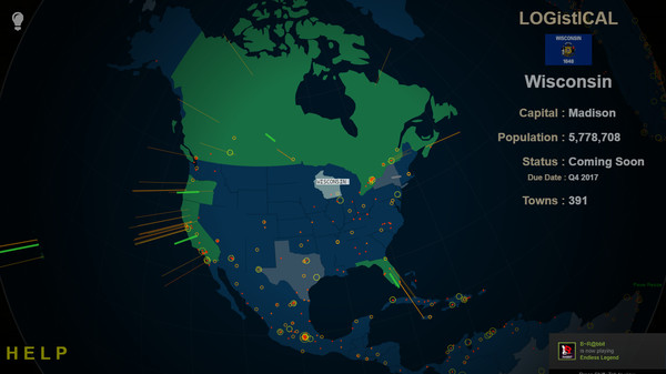 LOGistICAL: USA - Wisconsin screenshot 1
