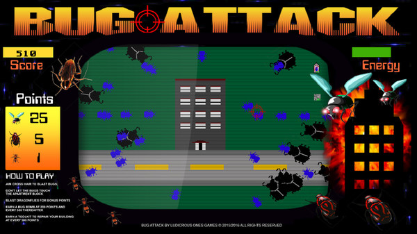 Bug Attack! screenshot 1