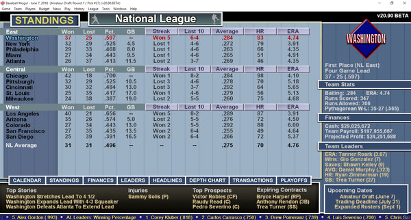Baseball Mogul 2018 screenshot 3