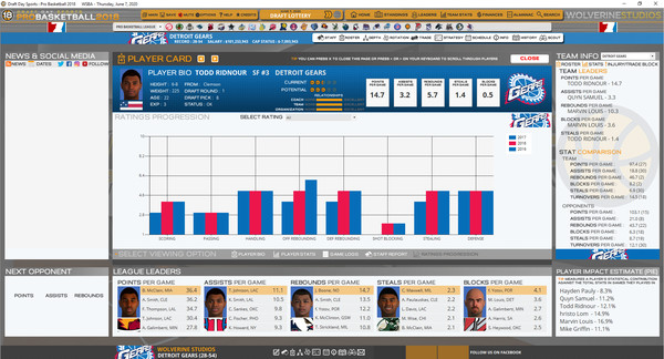 Draft Day Sports: Pro Basketball 2018 screenshot 4