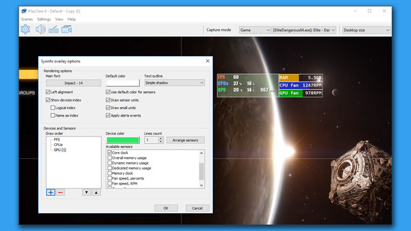 PlayClaw :: Overlays, Game Recording & Streaming screenshot 2