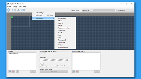 PlayClaw :: Overlays, Game Recording & Streaming screenshot 3