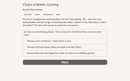 Choice of Rebels: Uprising screenshot 0