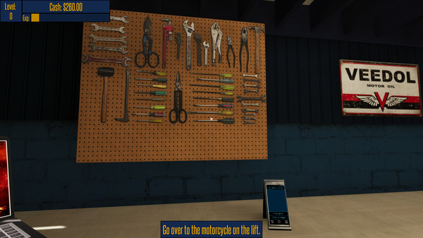 Motorbike Garage Mechanic Simulator screenshot 4