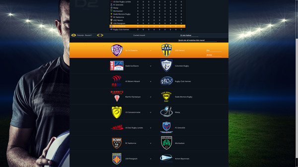 National Rugby Manager screenshot 2