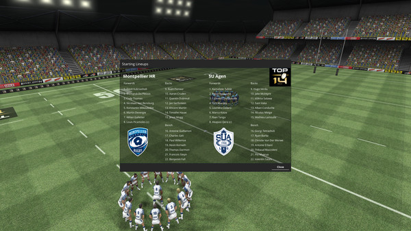 National Rugby Manager screenshot 5